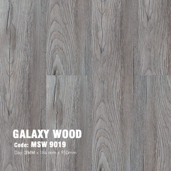 Sàn Nhựa Dán Keo Galaxy Giả Gỗ 3Mm Msw 9019 Sàn Nhựa Dán Keo Galaxy Giả Gỗ 3Mm Msw 9019