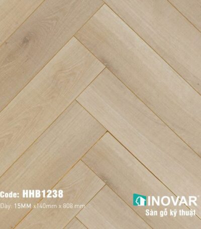 Sàn Gỗ Kỹ Thuật Engineered Xương Cá Inovar HHB1238