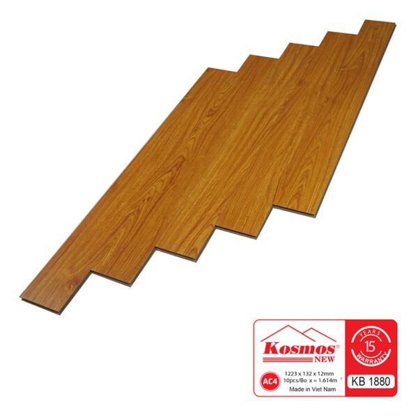 Sàn Gỗ Công Nghiệp Kosmos 12mm KB 1880