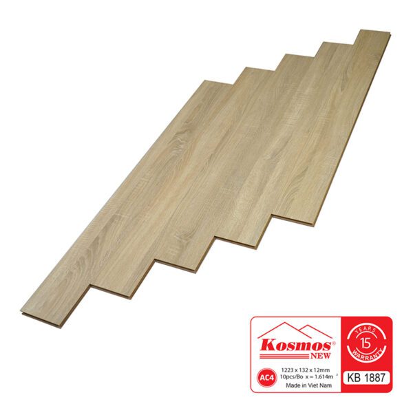 Sàn Gỗ Công Nghiệp Kosmos 12mm KB 1887