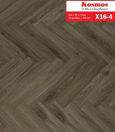 Sàn Gỗ Công Nghiệp Kosmos 12mm Xương Cá X16-4