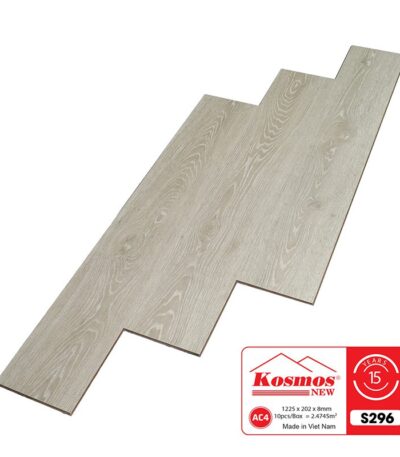 Sàn Gỗ Công Nghiệp Kosmos 8mm Bản Lớn S296