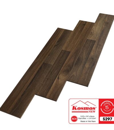 Sàn Gỗ Công Nghiệp Kosmos 8mm Bản Lớn S297