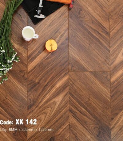Sàn Gỗ Công Nghiệp Morser 8mm Vân Xương Cá XK142