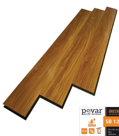 Sàn Gỗ Công Nghiệp Povar 12mm Bản Nhỏ SB1207