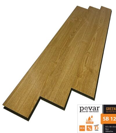 Sàn Gỗ Công Nghiệp Povar 12mm Bản Nhỏ SB1209