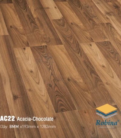 Sàn Gỗ Công Nghiệp Robina 8mm Bản Lớn AC22
