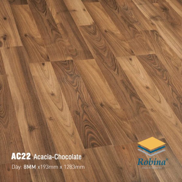 Sàn Gỗ Công Nghiệp Robina 8mm Bản Lớn AC22