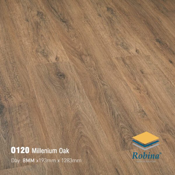 Sàn Gỗ Công Nghiệp Robina 8mm Bản Lớn O120
