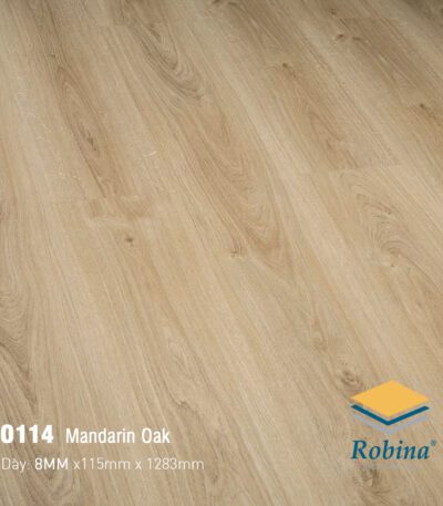 Sàn Gỗ Công Nghiệp Robina 8mm Bản Nhỏ O114