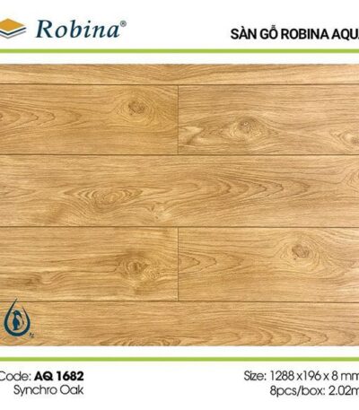 Sàn Gỗ Công Nghiệp Robina 8mm Aqua Bản Lớn AQ-1682
