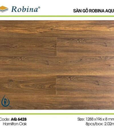 Sàn Gỗ Công Nghiệp Robina 8mm Aqua Bản Lớn AQ-6428