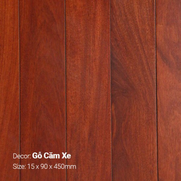 Sàn Gỗ Tự Nhiên Căm Xe 90x450