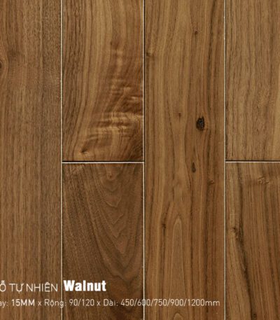 Sàn Gỗ Tự Nhiên Walnut (Óc Chó)