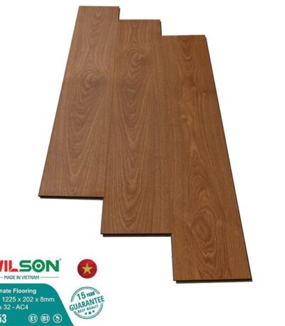 Sàn Gỗ Công Nghiệp Wilson 8mm Bản Lớn W553