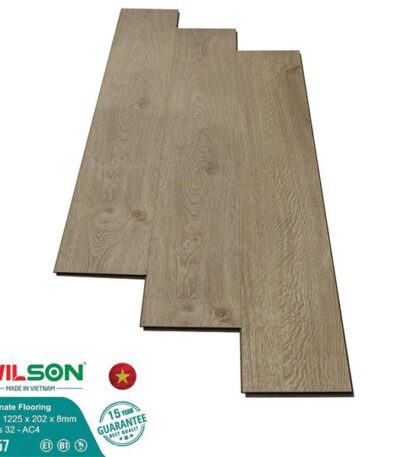 Sàn Gỗ Công Nghiệp Wilson 8mm Bản Lớn W557