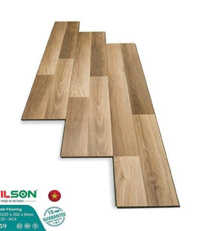 Sàn Gỗ Công Nghiệp Wilson 8mm Bản Lớn W559