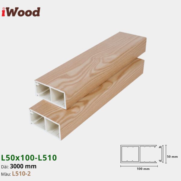 Lam Hộp Nhựa L50x100 Iwood L510-2
