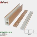 Lam Hộp Nhựa L50x100 Iwood L510-2