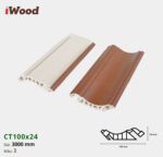 Nẹp Nhựa Cổ Trần Iwood CT100x24-3