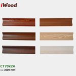 Nẹp Nhựa Cổ Trần Iwood CT70x24