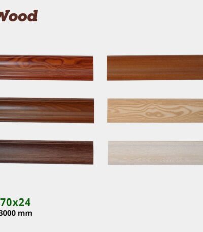 Nẹp Nhựa Cổ Trần Iwood CT70x24