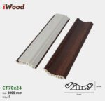 Nẹp Nhựa Cổ Trần Iwood CT70x24-5