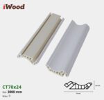 Nẹp Nhựa Cổ Trần Iwood CT70x24-9