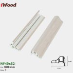 Nẹp Nhựa Cửa Iwood NF40x32-1