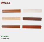 Nẹp Nhựa Cửa Iwood NF40x32