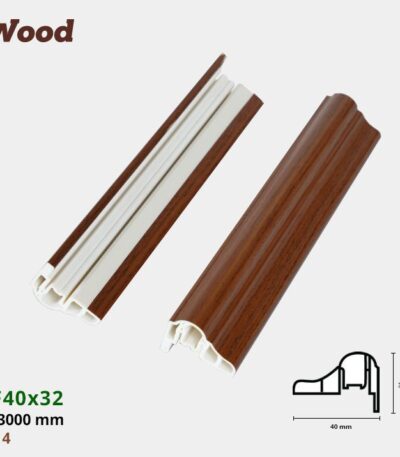 Nẹp Nhựa Cửa Iwood NF40x32-4