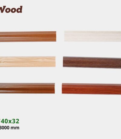 Nẹp Nhựa Cửa Iwood NF40x32