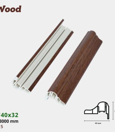 Nẹp Nhựa Cửa Iwood NF40x32-5