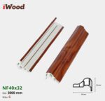 Nẹp Nhựa Cửa Iwood NF40x32-6