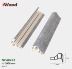Nẹp Nhựa Cửa Iwood NF40x32-8