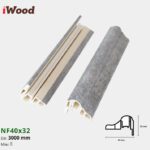 Nẹp Nhựa Cửa Iwood NF40x32-8