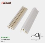 Nẹp Nhựa Cửa Iwood NF40x32-9