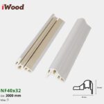 Nẹp Nhựa Cửa Iwood NF40x32-9