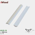Nẹp Nhựa Góc Âm Iwood VG25-10