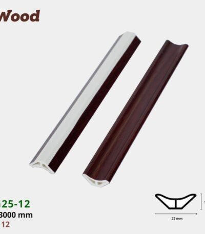 Nẹp Nhựa Góc Âm Iwood VG25-12