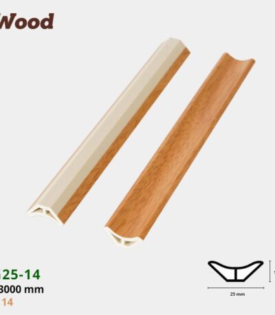 Nẹp Nhựa Góc Âm Iwood VG25-14