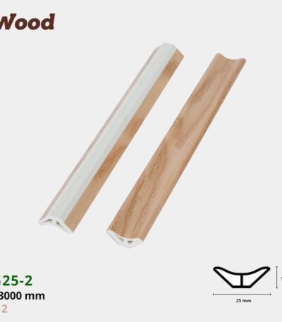 Nẹp Nhựa Góc Âm Iwood VG25-2