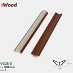 Nẹp Nhựa Góc Âm Iwood VG25-3