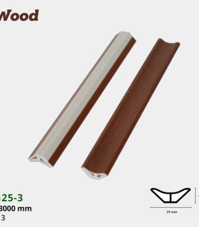 Nẹp Nhựa Góc Âm Iwood VG25-3