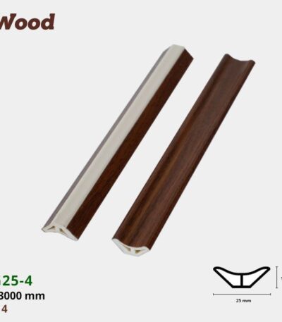 Nẹp Nhựa Góc Âm Iwood VG25-4