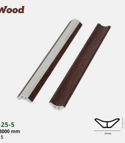 Nẹp Nhựa Góc Âm Iwood VG25-5