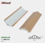 Nẹp Nhựa Nối Iwood NN60x20-2
