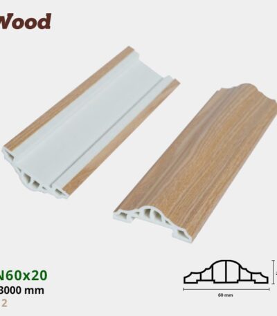 Nẹp Nhựa Nối Iwood NN60x20-2