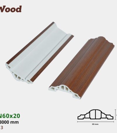 Nẹp Nhựa Nối Iwood NN60x20-3