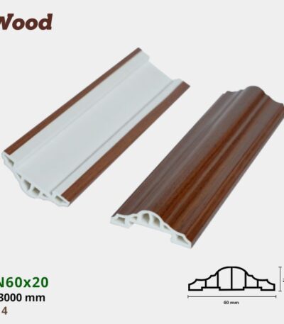 Nẹp Nhựa Nối Iwood NN60x20-4